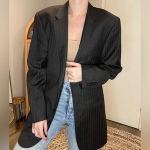 Vintage Pinstripe Men’s Blazer